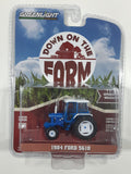 2018 Greenlight Collectibles Limited Edition Down On The Farm 1984 Ford 5610 Farm Tractor Blue Die Cast Toy Vehicle New in Package