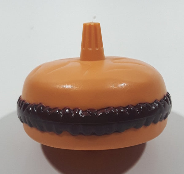 1990s Shelcore McDonald's Hamburger Shaped Spinning Top Toy