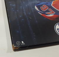 NHLPA NHL Edmonton Oilers #97 Connor McDavid 8 3/8" x 14" Hardboard Wood Wall Plaque