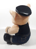 1992 Play By Play Harley Davidson Motor Cycles 10" Tall Pig in Leather Biker Clothing Stuffed Animal Plush Plushy