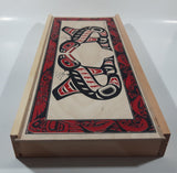 Vintage Clarence A. Wells Port Simpson, B.C. Aboriginal Art Wood Box with Sliding Lid