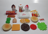 McDonald's Drink Burger Fries Hotcakes Apple Pie Cookie Sundaes Ketchup Food Play Set