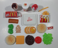 McDonald's Drink Burger Fries Hotcakes Apple Pie Cookie Sundaes Ketchup Food Play Set