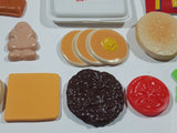 McDonald's Drink Burger Fries Hotcakes Apple Pie Cookie Sundaes Ketchup Food Play Set