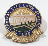 Terminal City Lawn Bowling Club Vancouver B.C. Enamel Metal Lapel Pin