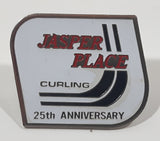 Jasper Place Curling 25th Anniversary Enamel Metal Lapel Pin