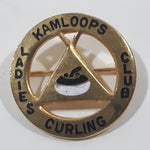 Kamloops Ladies Curling Club Enamel Metal Lapel Pin