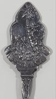 Jamaica Travel Souvenir Silver Plated Metal Spoon