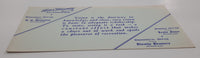 Vintage Robt. C. Demmery Optometrists Ink Blotter Paper Advertising Card