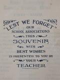 Antique 1911 - 1912 Public School District No. 46 Ross Township Roseau County Minnesota Souvenir School Year Book