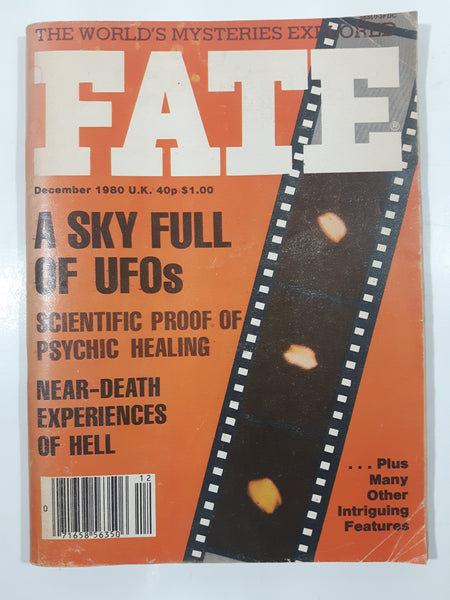 December 1980 FATE The World's Mysteries Explored A Sky Full Of UFOs Magazine