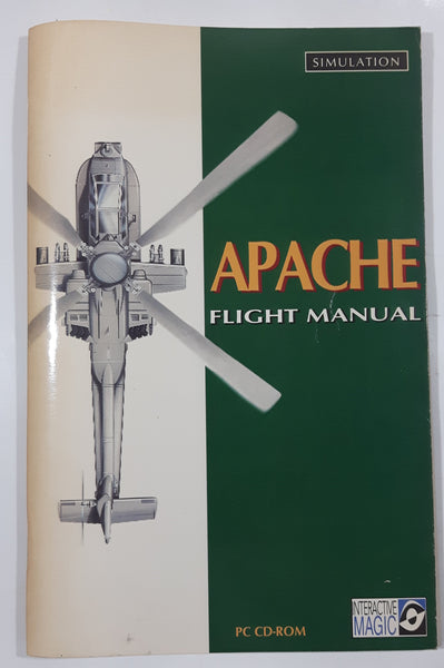 1995 Interactive Magic Apache Flight Manual Simulation Game PC CD-ROM (ONLY MANUAL)