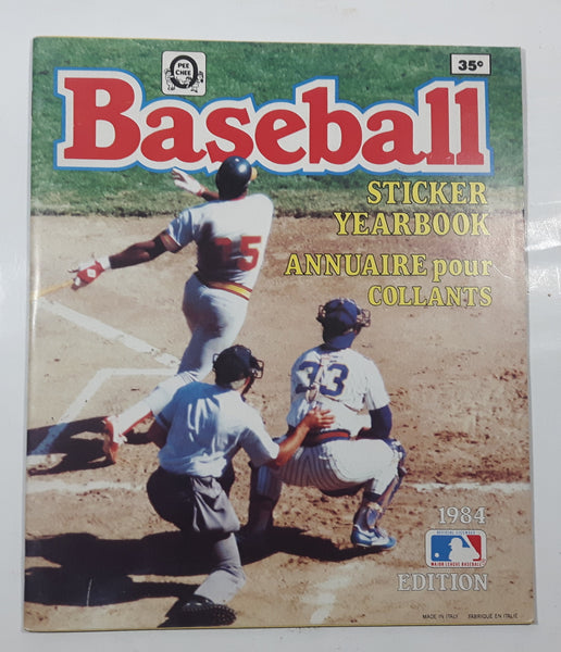 1984 Edition O-Pee-Chee MLB Baseball Sticker Yearbook