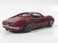 Shinsei Mini Power No. 405 Ferrari Dino 1/37 Scale Painted Dark Red Die Cast Toy Car Vehicle with Opening Doors