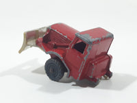 Vintage Husky Aveling Barford Dump Truck Snow Plow Die Cast Toy Car Vehicle FOR PARTS