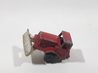 Vintage Husky Aveling Barford Dump Truck Snow Plow Die Cast Toy Car Vehicle FOR PARTS