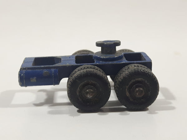Vintage Lesney Matchbox Broken Trailer Blue Die Cast Toy Car Vehicle FOR PARTS