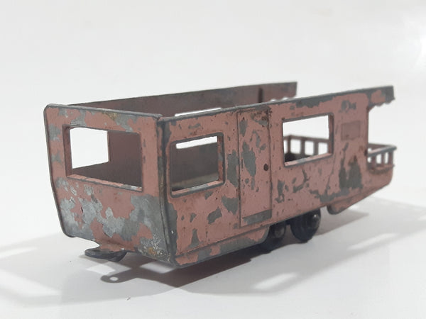 Vintage Lesney Matchbox Series No. 23 Trailer Caravan Die Cast Toy Car Vehicle FOR PARTS