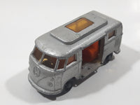 Vintage Lesney Matchbox Series No. 34 Volkswagen Camper Van Grey Die Cast Toy Car Vehicle