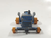 Vintage Lesney Matchbox Series No. 39 Ford Tractor Blue Die Cast Toy Farm Vehicle