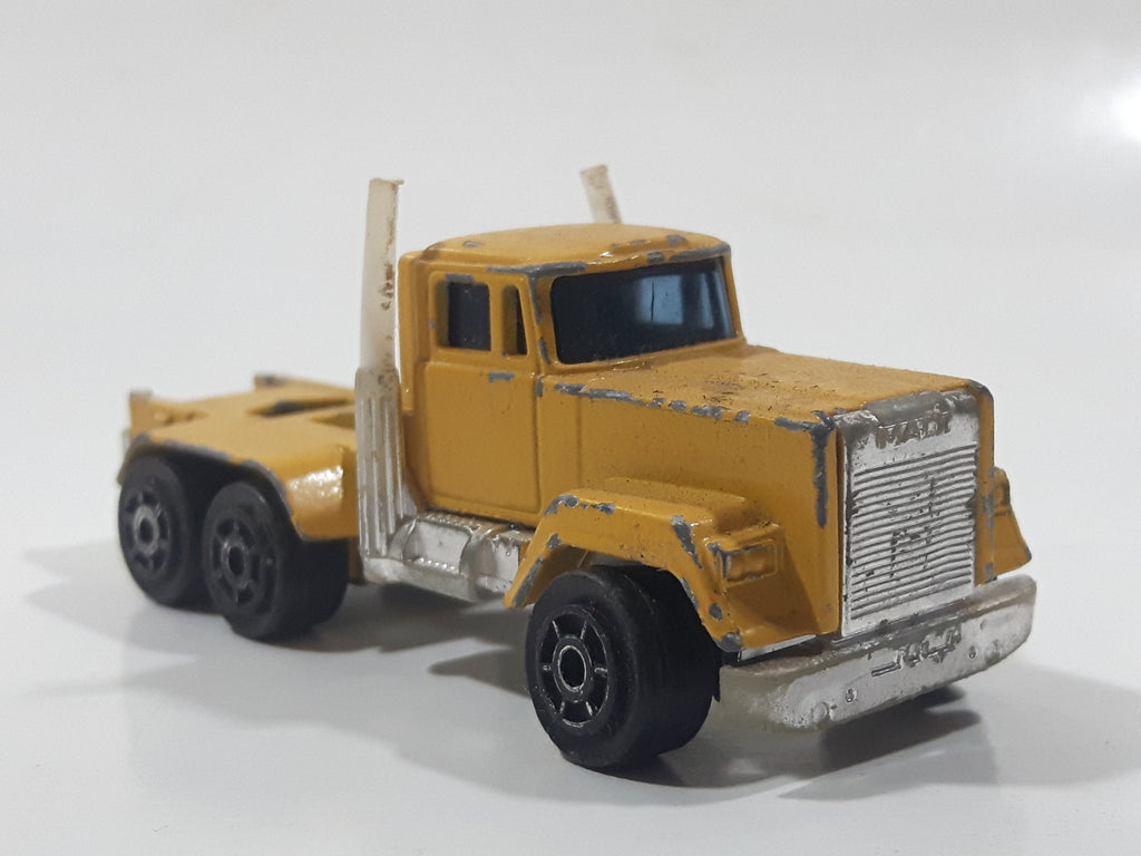 Majorette No. 297 Mack Dump Truck Yellow 1/100 Scale Die Cast Toy Car ...