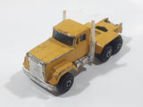 Majorette No. 297 Mack Dump Truck Yellow 1/100 Scale Die Cast Toy Car Vehicle