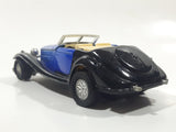 Sunnyside Superior SS-302-4 1936 Mercedes 500K Convertible 1/38 Scale Blue Die Cast Toy Car Vehicle