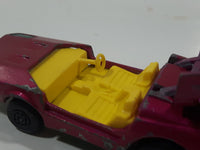 Vintage 1973 Lesney Matchbox Rolamatics No. 39 Clipper Magenta Dark Pink Die Cast Toy Car Vehicle