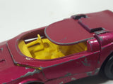 Vintage 1973 Lesney Matchbox Rolamatics No. 39 Clipper Magenta Dark Pink Die Cast Toy Car Vehicle