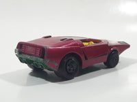 Vintage 1973 Lesney Matchbox Rolamatics No. 39 Clipper Magenta Dark Pink Die Cast Toy Car Vehicle