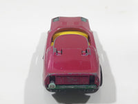 Vintage 1973 Lesney Matchbox Rolamatics No. 39 Clipper Magenta Dark Pink Die Cast Toy Car Vehicle