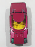 Vintage 1973 Lesney Matchbox Rolamatics No. 39 Clipper Magenta Dark Pink Die Cast Toy Car Vehicle