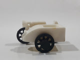 Motorcycle with Side Car White Plastic Toy Car Vehicle