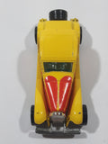 1986 Hot Wheels '37 Bugatti Yellow and Red Die Cast Toy Classic Luxury Car Vehicle