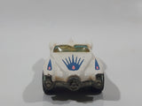 1991 Hot Wheels Street Beast White and Turquoise Die Cast Toy Car Vehicle