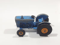 Vintage Lesney Matchbox Series No. 39 Ford Tractor Blue Die Cast Toy Farm Vehicle