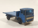 Vintage Lesney Matchbox Series No. 60 Site Hut Truck Blue Die Cast Toy Car Vehicle