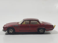 Vintage Corgi Juniors Whizzwheels Jaguar XJ6 4-2 Red Die Cast Toy Car Vehicle with Opening Trunk Made in Gt. Britain