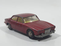 Vintage Corgi Juniors Whizzwheels Jaguar XJ6 4-2 Red Die Cast Toy Car Vehicle with Opening Trunk Made in Gt. Britain