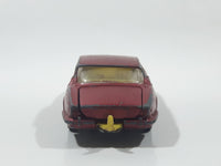 Vintage Corgi Juniors Whizzwheels Jaguar XJ6 4-2 Red Die Cast Toy Car Vehicle with Opening Trunk Made in Gt. Britain