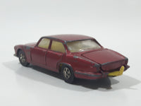 Vintage Corgi Juniors Whizzwheels Jaguar XJ6 4-2 Red Die Cast Toy Car Vehicle with Opening Trunk Made in Gt. Britain