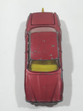 Vintage Corgi Juniors Whizzwheels Jaguar XJ6 4-2 Red Die Cast Toy Car Vehicle with Opening Trunk Made in Gt. Britain