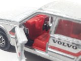 Majorette No. 230 Volvo 760 GLE Sedan Grey 1/61 Scale Die Cast Toy Car Vehicle with Opening Doors