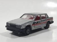 Majorette No. 230 Volvo 760 GLE Sedan Grey 1/61 Scale Die Cast Toy Car Vehicle with Opening Doors