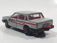 Majorette No. 230 Volvo 760 GLE Sedan Grey 1/61 Scale Die Cast Toy Car Vehicle with Opening Doors