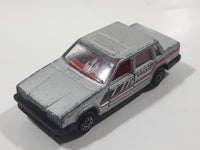 Majorette No. 230 Volvo 760 GLE Sedan Grey 1/61 Scale Die Cast Toy Car Vehicle with Opening Doors