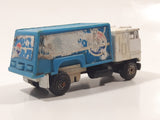 Vintage Super Wheels Pepsi Delivery Truck White and Blue Die Cast Toy Car Vehicle Made in Hong Kong