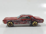 2003 Hot Wheels HW Anime '68 Mercury Cougar Quyen Dark Orange Red Die Cast Toy Muscle Car Vehicle