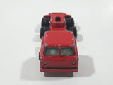 Vintage Yatming Ford F600 Cabover Semi Truck Tractor Rig Red Die Cast Toy Car Vehicle