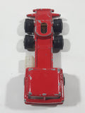 Vintage Yatming Ford F600 Cabover Semi Truck Tractor Rig Red Die Cast Toy Car Vehicle